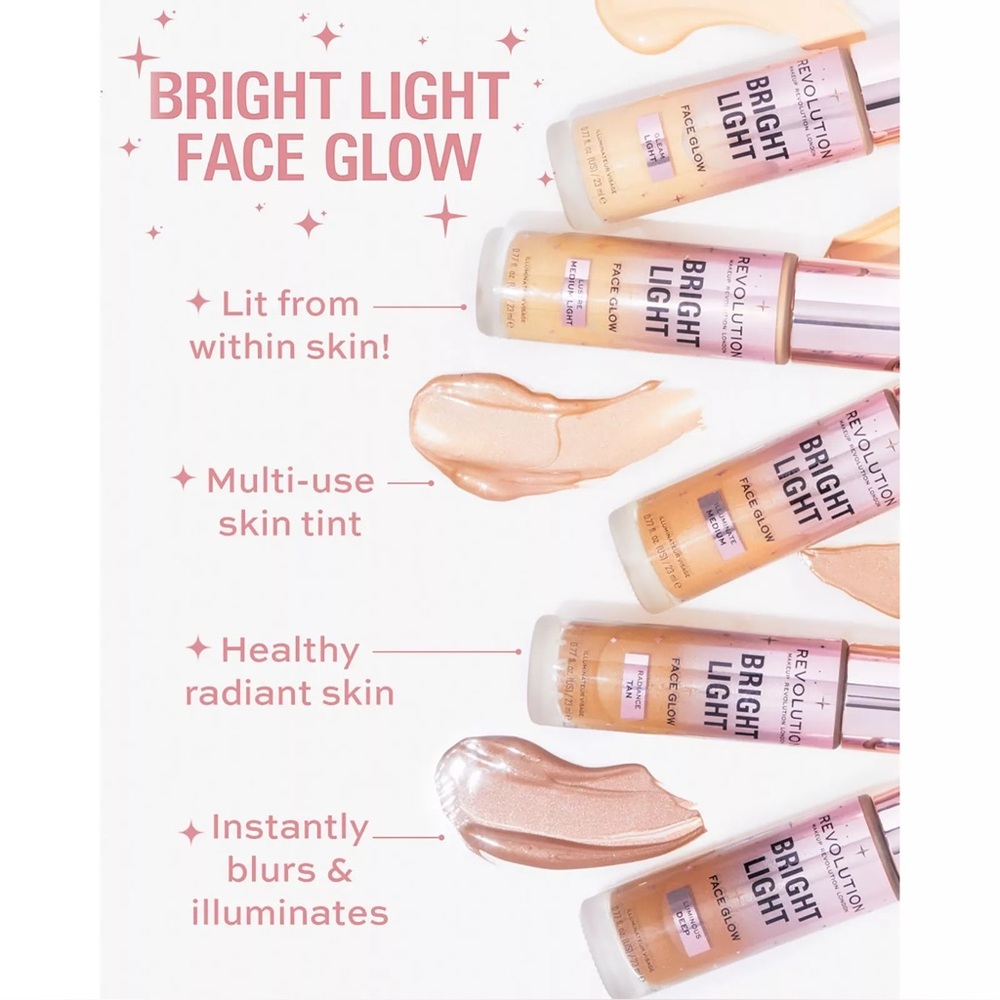 Revolution Beauty Bright Light Face Glow, Luminous Deep, NEW - Picture 6 of 8